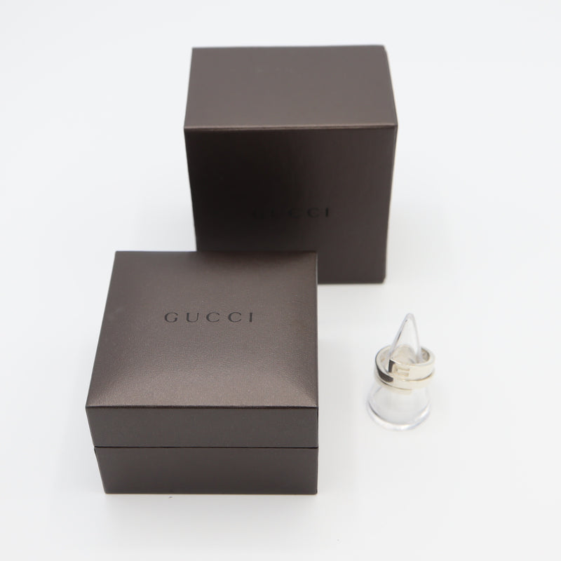 GUCCI グッチ リング Gロゴ スネーク 15号 シルバー925 約11.3g アクセサリー yo405