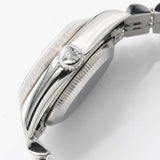 稼働 腕時計 ROLEX ロレックス OYSTER PERPETUAL DATEJUST 79174 F番 AT デイト シェル文字盤 ホワイトゴールド H17390