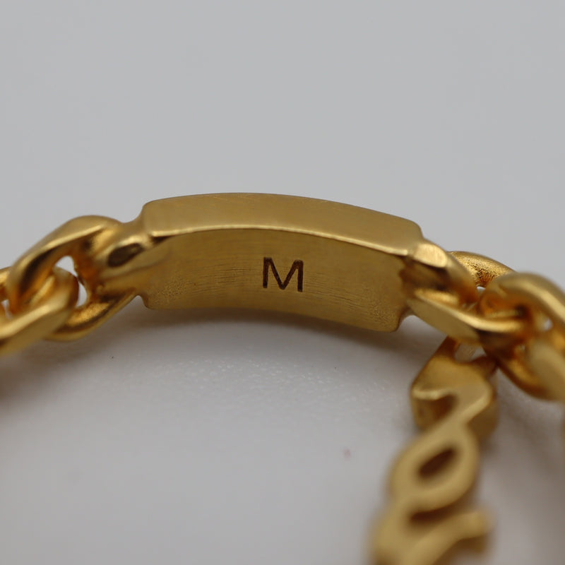 Christian Dior ディオール リング 鳥チャーム  M 13.5号 約6.6g ゴールドカラー アクセサリー H12094