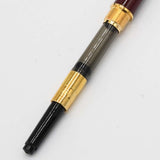 希少 MONTBLANC モンブラン 万年筆 マイスターシュテュック ソリテール ドゥエ バーメイル 925 ペン先18K 750 筆記未確認 H21213