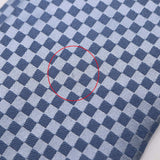LOUIS VUITTON ルイヴィトン LV M70185 ネクタイ クラヴァット マイクロダミエ ブルー系 シルク100 206-1