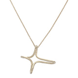 TIFFANY&Co. ティファニー インフィニティ オープンクロス ネックレス ペンダント  SV925 シルバー 約4.2g H3691-1