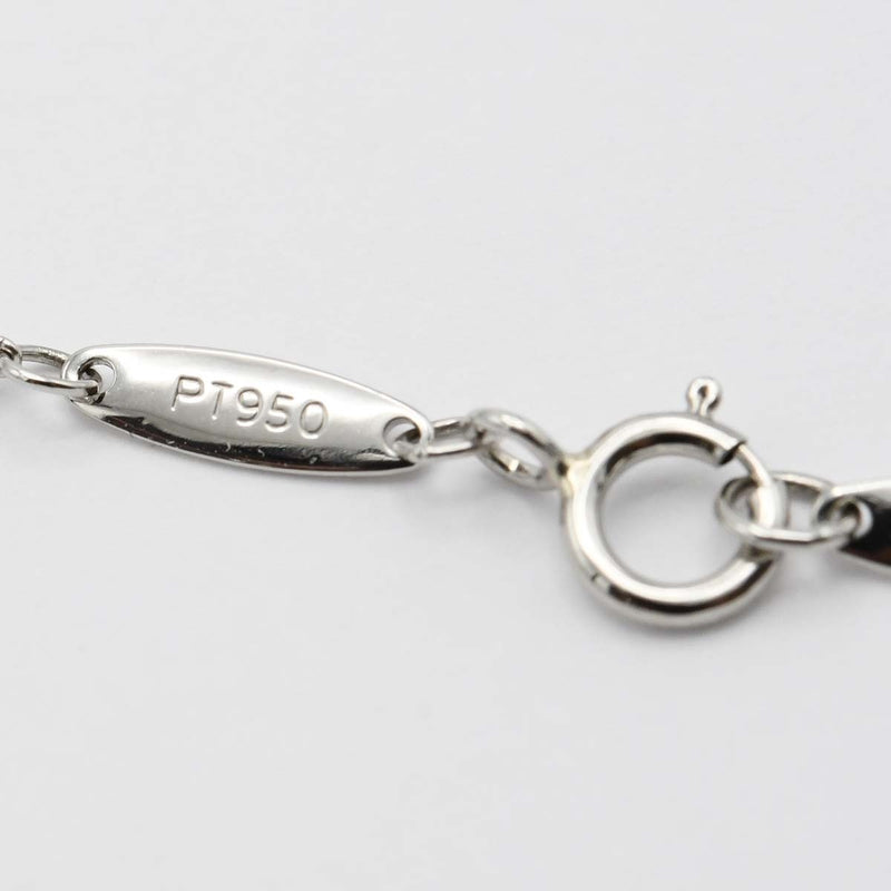 仕上げ済 TIFFANY＆Co. ティファニー バイザヤード ネックレス pt950 約2.4g 約3.9mm レディース アクセサリー 箱・保管袋有 H11744