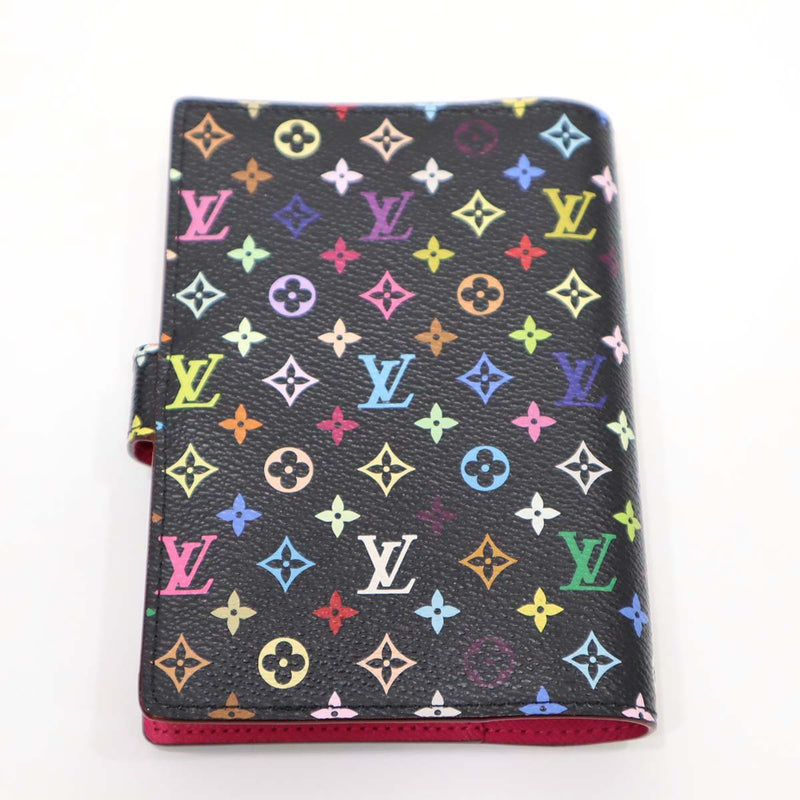 LV ルイヴィトン 手帳カバー モノグラム マルチカラー ブラック アジェンダPM R21076 LOUIS VUITTON H2227