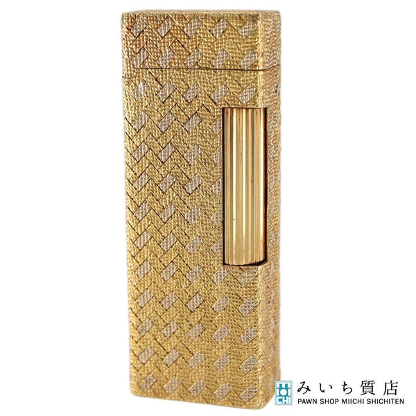dunhill ダンヒル ガスライター アウタージャケット 約101.9g K18 18ct ゴールド 喫煙具 着火確認済 25k518-3