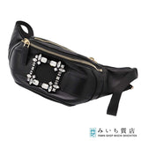 ROGER VIVIER ロジェヴィヴィエ ウエストポーチ ラインストーン ブラック 鞄 M4415