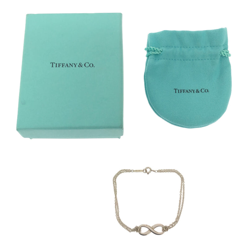 ティファニー TIFFANY & Co. インフィニティ ブレスレット シルバー 925 16.5cm 3.3g アクセサリー H7449-1