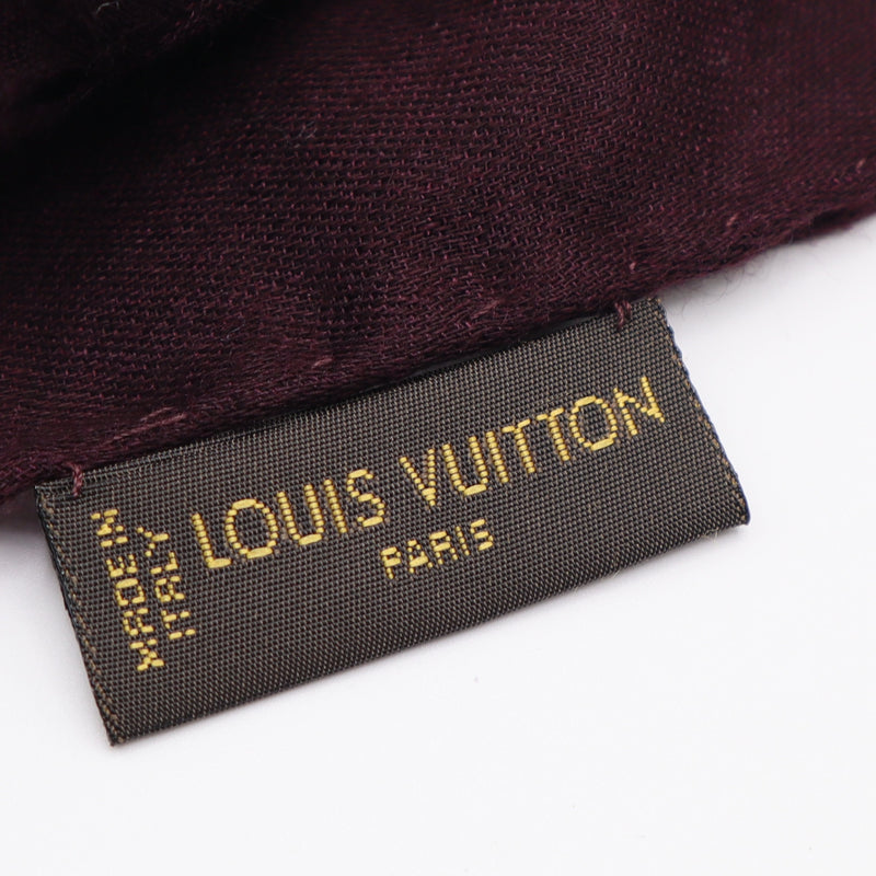 LOUIS VUITTON LV ルイヴィトン ストール 402336 紫系ブラウン 服飾小物 H19720