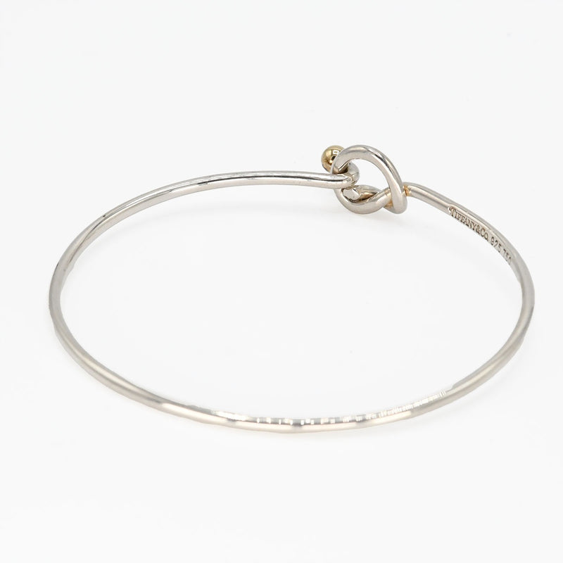 TIFFANY＆Co. ティファニー ラブノット ブレスレット バングル 925/750 シルバー ゴールド アクセサリー レディース 箱有 H1937