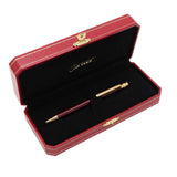 Cartier カルティエ サントス ドゥ カルティエ ローラー ボールペン ST150190 ラッカー ボルドー色 箱/ケース有 筆記確認済 H23463