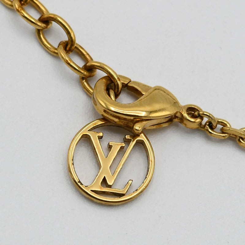 LOUIS VUITTON ルイヴィトン LV ネックレス M68074 ゴールドカラー×シルバーカラー コンビ アクセサリー ok947