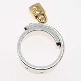 HERMES エルメス ケリーリング 925/750 コンビ 6.5号 約11g ヴィンテージ アクセサリー k1241