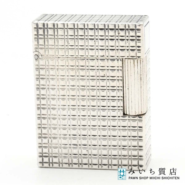 S.T.Dupont デュポン ガスライター LINE1S ライン1S ショート シルバーカラー 着火未確認 eco1526
