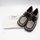 PRADA プラダ スクエアトゥーシューズ グレー系 メンズ 靴 H1454