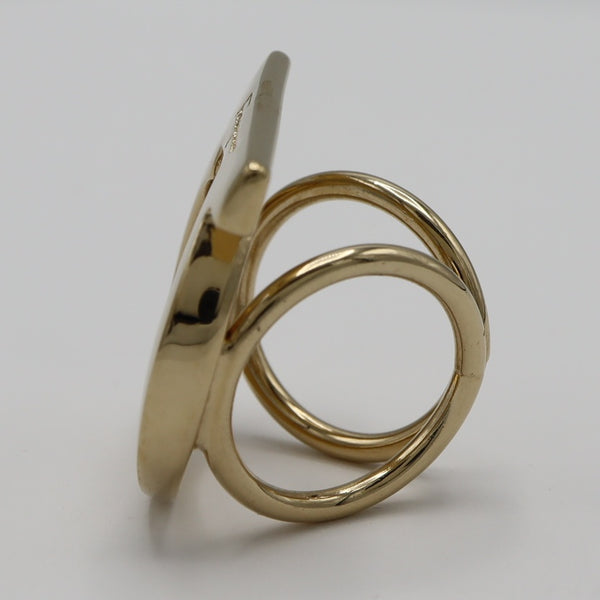 Salvatore Ferragamo フェラガモ スカーフリング ガンチーニ ゴールドカラー 約15.2g 服飾小物 H4921