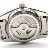 稼働 腕時計 SEIKO セイコーGS グランドセイコー メカニカル SBGR053 自動巻き 9S65-00B0 黒文字盤 箱保コマ取説 H24280
