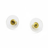 CHANEL シャネル ピアス A22K ココマーク フープ ダイス AB9567 シャンパンゴールド金具 箱あり ポスト曲がり M4292