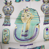 HERMES エルメス スカーフ カレ70 TUTANKHAMUN ツタンカーメン シルク100％ ホワイト系 服飾小物 H7461