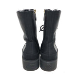 CHANEL シャネル レースアップブーツ G38086 ココマーク ブラック サイズ36 23cm レディース H21871