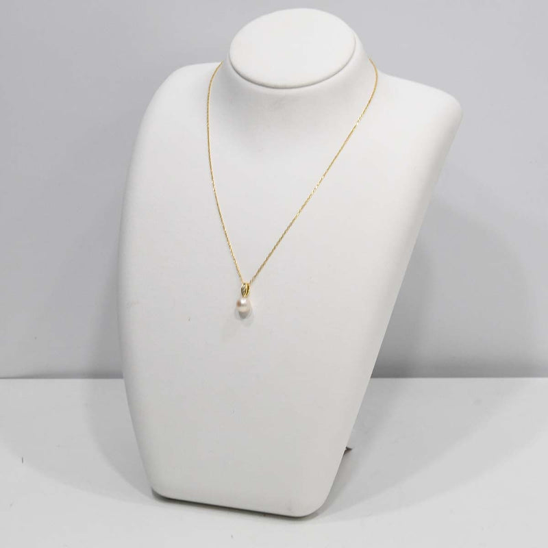 仕上済 MIKIMOTO ミキモト ネックレス パール7.2mm K18 D 2.6g ジュエリー H17349-1