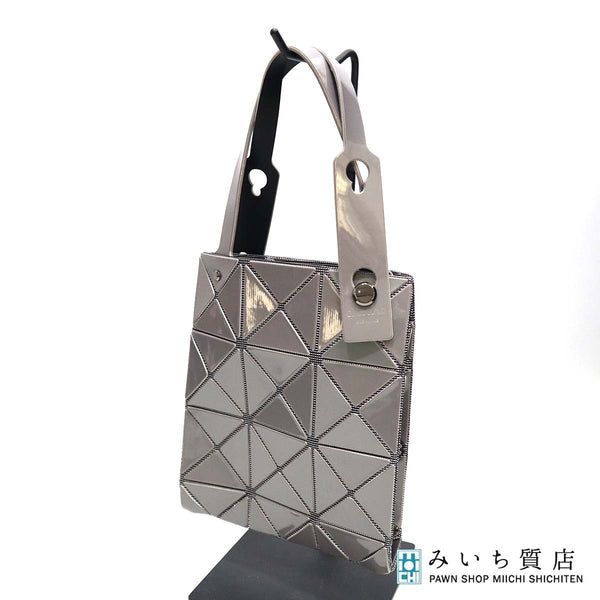 ISSEY MIYAKE イッセイ ミヤケ ハンドバッグ BAOBAO カラット BB33AG610 グレー系 mo278