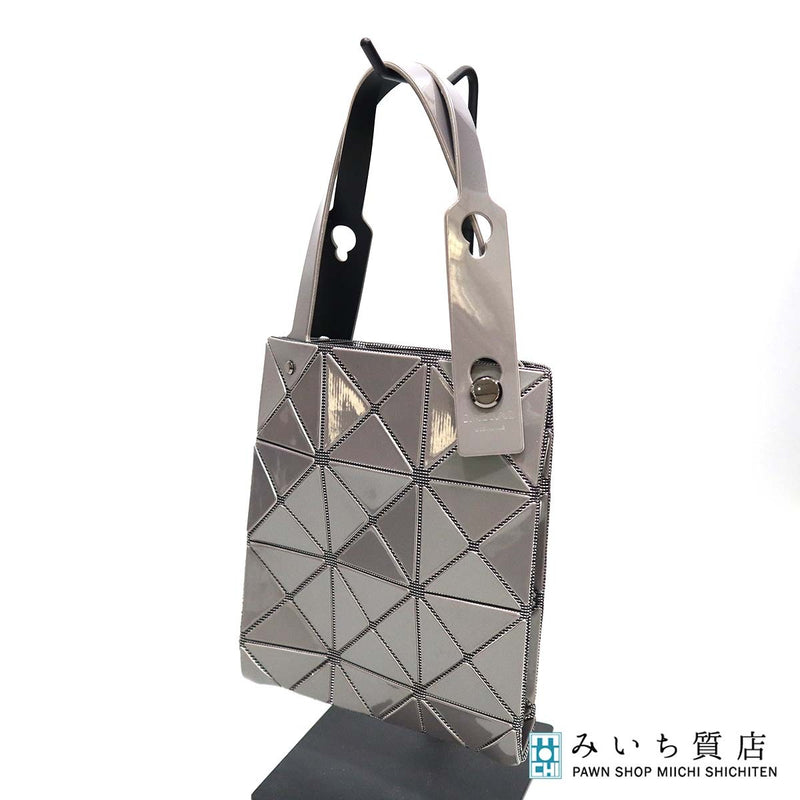 ISSEY MIYAKE イッセイ ミヤケ ハンドバッグ BAOBAO カラット BB33AG610 グレー系 mo278