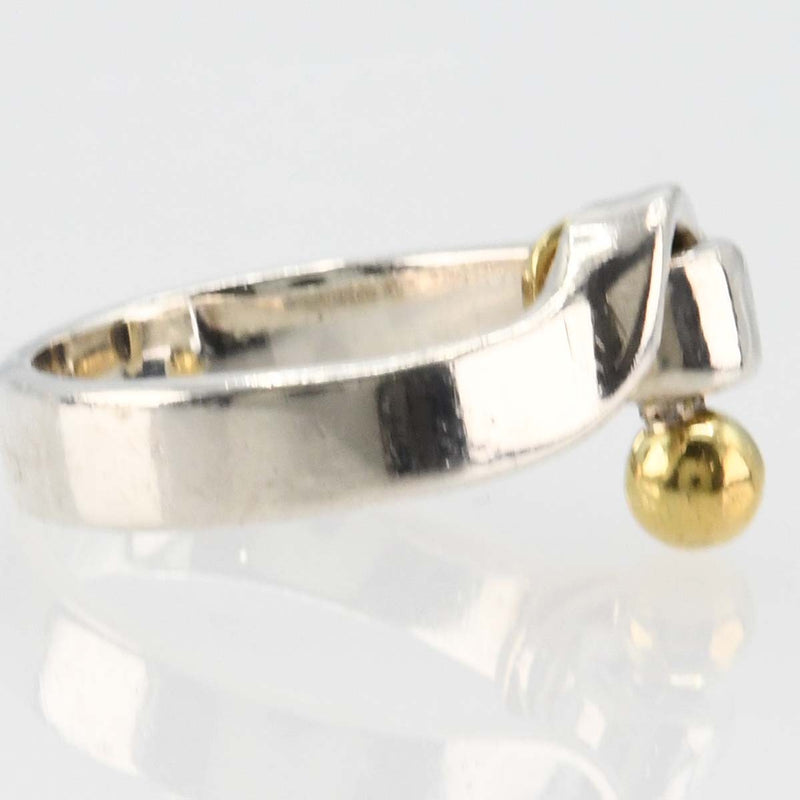 TIFFANY & Co. ティファニー フック＆アイ リング 約7.5号 925 750 3.7g アクセサリー M2216-3