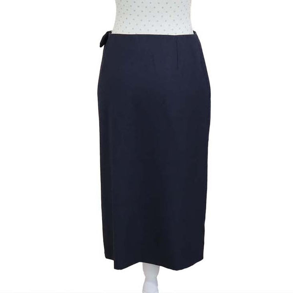 HERMES エルメス スカート タイトスカート 36サイズ 7号 ネイビー 服 レディース ok1199