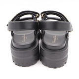 Christian Dior ディオール サンダル Dioract ディオールアクト 38 約25cm ブラック 靴 H20594