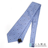 LOUIS VUITTON ルイヴィトン ネクタイ モノグラム ドット 水色 シルク100％ 服飾小物 メンズ ファッション H19735