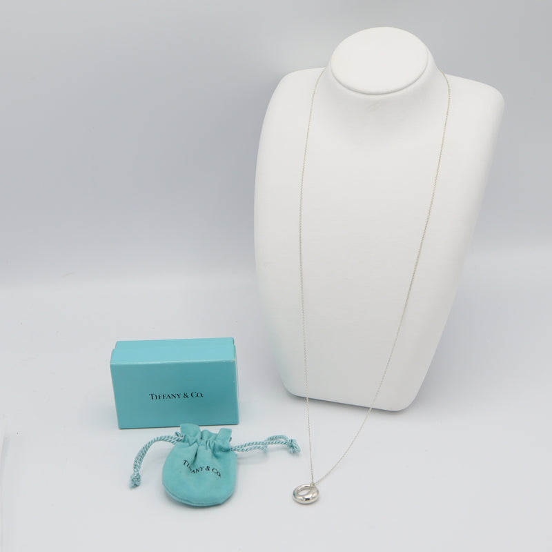 TIFFANY＆Co. ティファニー ネックレス エターナルサークル シルバー 925 約8g アクセサリー 箱袋 M3912
