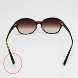 OLIVER PEOPLES オリバーピープルズ サングラス Evie COCO2 56□18 145 度なし メガネ グラデ ブラウン系 箱・ケース・袋 J229