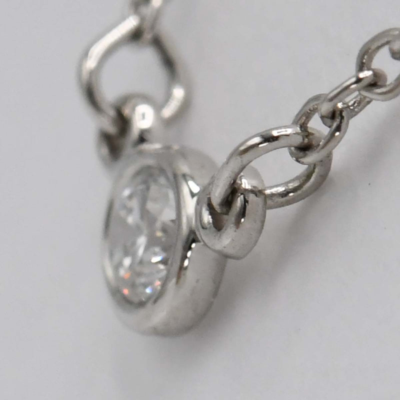 TIFFANY&Co. ティファニー バイザヤード PT950 プラチナ 1P ダイヤ 約2.4g 約3.4mm アクセサリー H2294