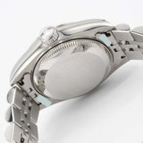稼働 腕時計 ROLEX ロレックス OYSTER PERPETUAL DATEJUST 79174 F番 AT デイト シェル文字盤 ホワイトゴールド H17390