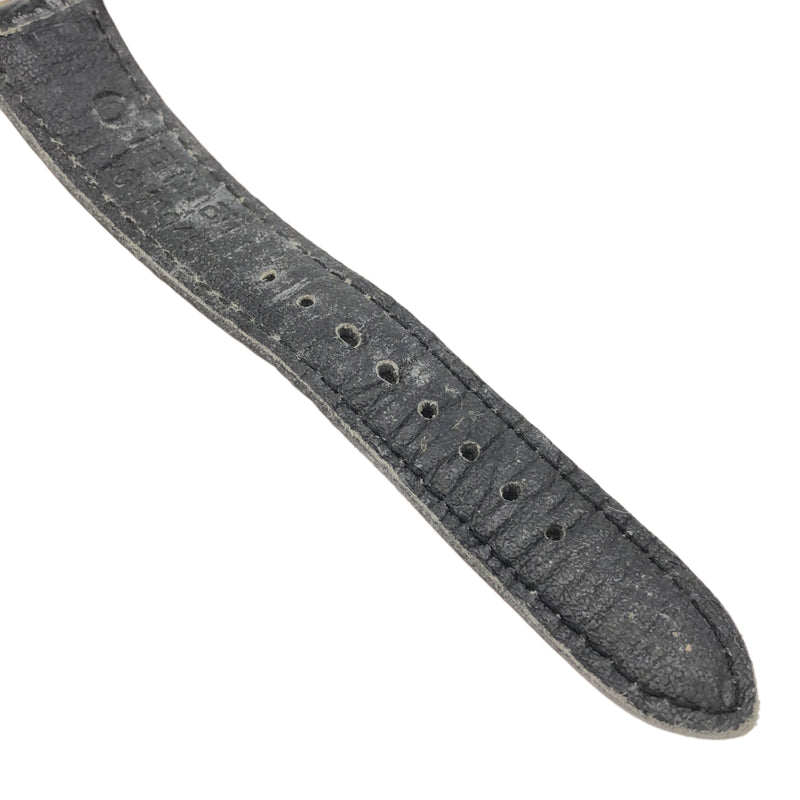 腕時計 ジャンク 稼働 ORIS オリス 7427-26 手巻き メンズ シルバー色文字盤 ベルト尾錠社外品 25k760-1