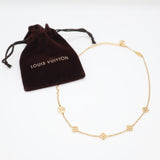 LOUIS VUITTON ルイヴィトン M68125 フラワーフル ネックレス 重量約6.6g アクセサリー H7052
