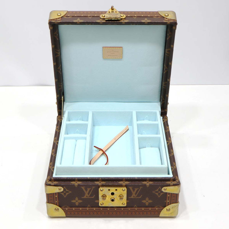 LOUIS VUITTON ルイヴィトン M10171 コフレ・ジュワイアリー ブルーラグーン モノグラム ジュエリーボックス ジュエリーケース ok856