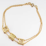 仕上済 Mauboussin モーブッサン ブレス ブレスレット 18kt ダイヤ ルビー 約6.3g ジュエリー H7129