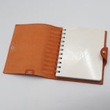 HERMES エルメス ユリスPM 手帳カバー ノートカバー レザー オレンジ H25552