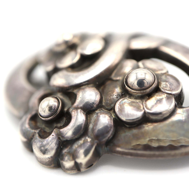GEORG JENSEN ジョージジェンセン 28 ブローチ 925 シルバー 約13.2g アクセサリー H6831