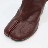 Maison Margiela メゾンマルジェラ TABI 足袋 ブーツ サイズ38 24cm レザー ブラウン系 靴 箱あり M4439