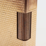 S.T. Dupont デュポン ガスライター ライン1 ショート LINE1 格子ライン ピンクゴールド色 喫煙具 ケース有 H7171