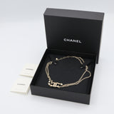 CHANEL シャネル 二連ネックレス C20 ココマーク フェイクパール ラインストーン レディース アクセサリー 箱有 H16376