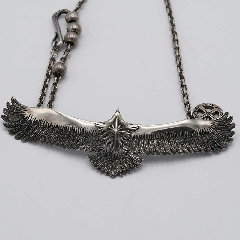SAAD サード ネックレス イーグル シルバー 925 88.7g アクセサリー 21k572-1