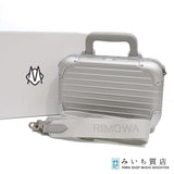 RIMOWA リモワ クロスボディバッグ19 アルミニウム 930.90.00.1 シルバーカラー ストラップ箱袋 26s22-1