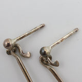 Georg Jensen ジョージジェンセン ピアス ドロップ シルバー 925 約4.6g アクセサリー 箱有 H14636