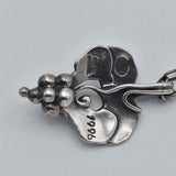 Georg Jensen ジョージジェンセン ネックレス イヤーペンダント 1996 葡萄 カーネリアン シルバー 925 約10.7g アクセサリー H8233-6