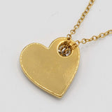 Christian Dior ディオール ネックレス GP ハート ネックレス 約7g アクセサリー 箱有 H11592