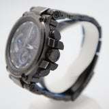 稼働 腕時計 CASIO カシオ 5544 MTG-B1000 SS 電波ソーラー クロノグラフ 黒色文字盤 箱有 k1211