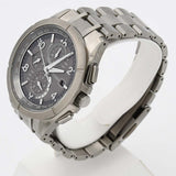 稼働 腕時計 CITIZEN シチズン H800-T024190 エコドライブ 電波時計 デイト グレー系文字盤 メンズ 20s585-1